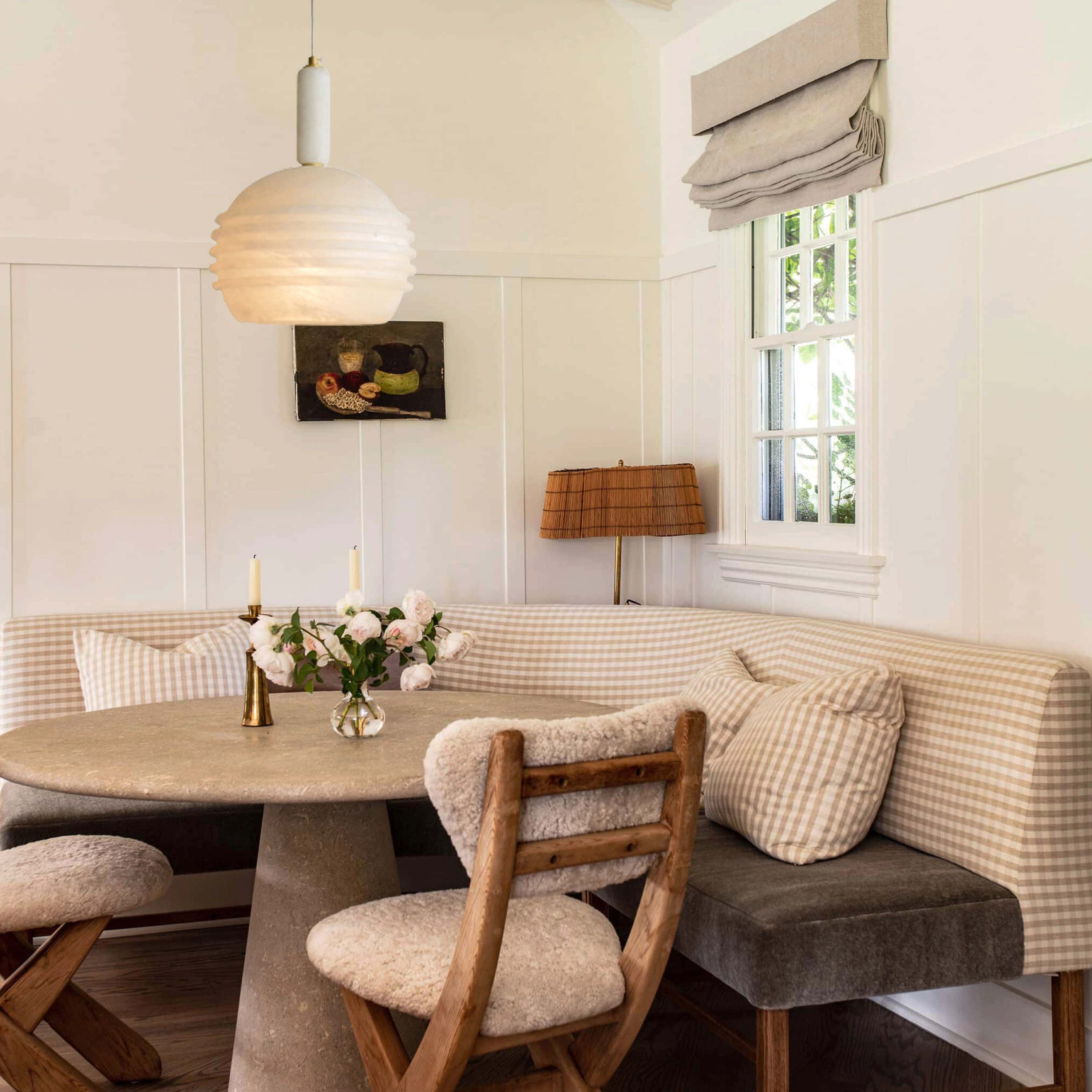 Dadaly Lottia Alabaster Kleine Kunst-Pendelleuchte, 25,4 cm Durchmesser