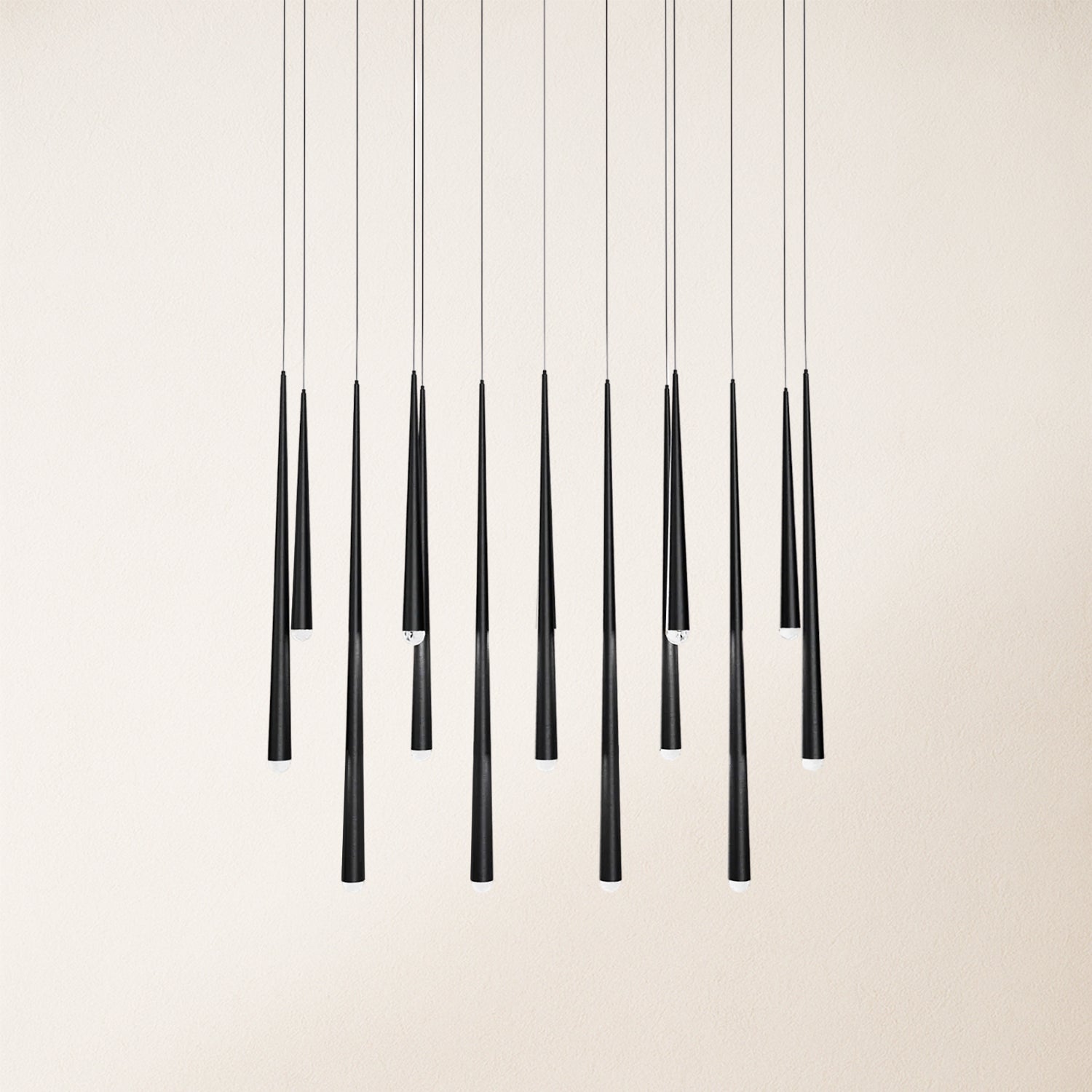 Anthropology Rectangle Crystal Pendant 40"W