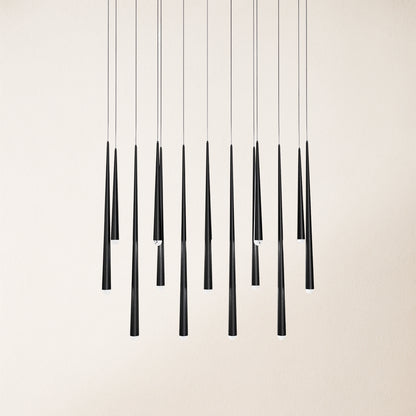 Anthropology Rectangle Crystal Pendant 40"W