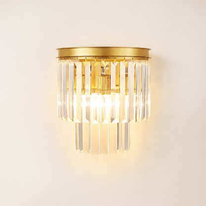 Oryana Crystal Icicle Wall Sconce 9.8"