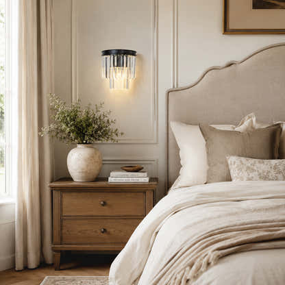 Oryana Crystal Icicle Wall Sconce 9.8"