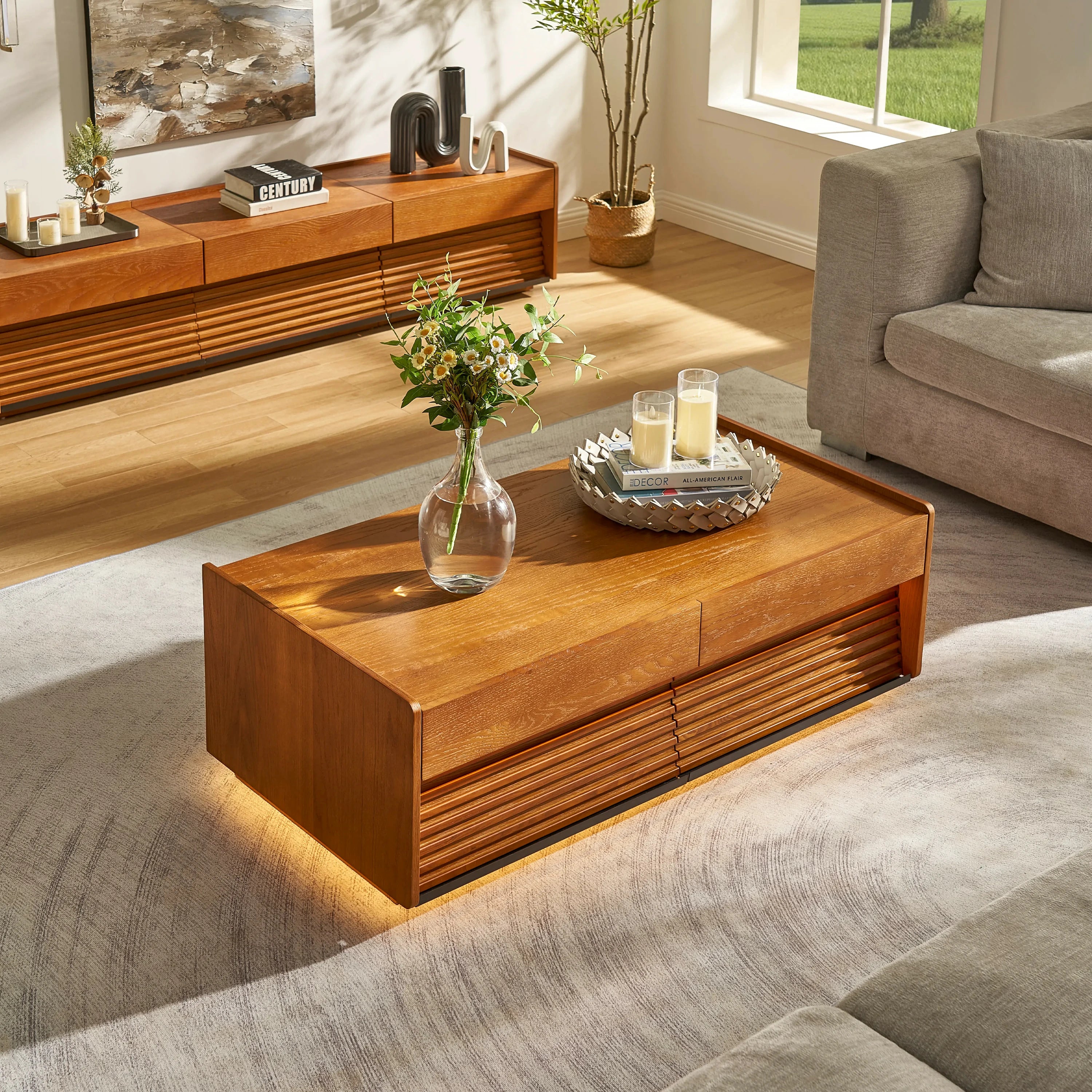 Couchtisch aus Eiche Devon, 120 cm breit