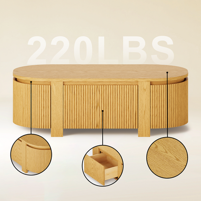 Sutton coffee table 47" W