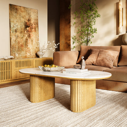 Emery Sintered Stone Coffee Table 48"W