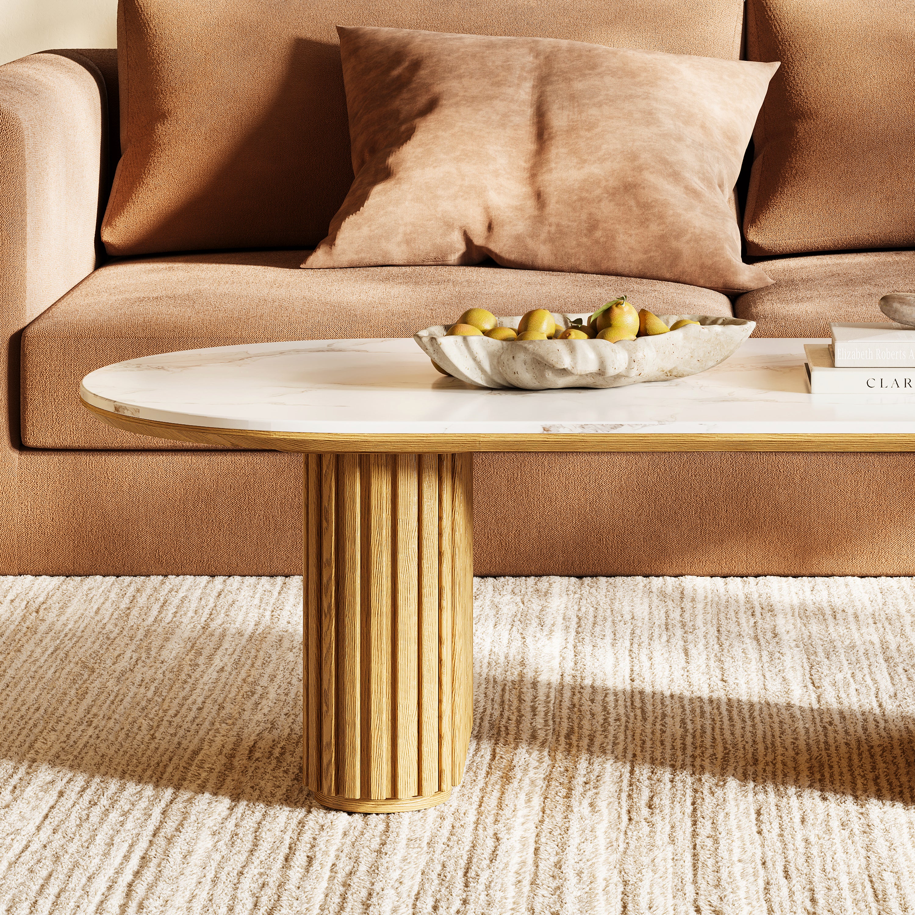 Emery Sintered Stone Coffee Table 48"W