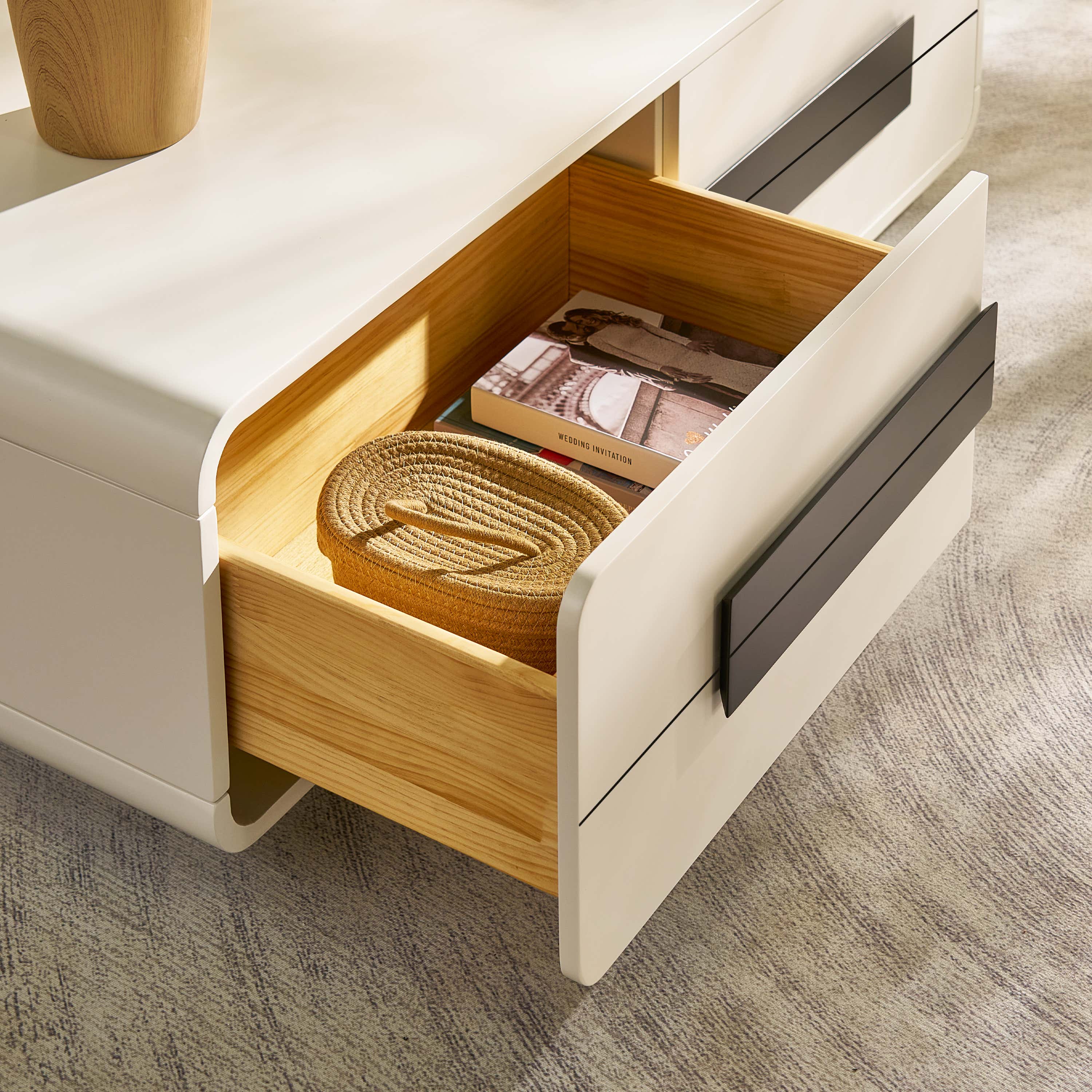 Soren Media Console And Coffee Table Set