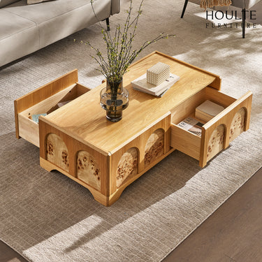 Couchtisch Aurora aus Eiche, 119,4 cm