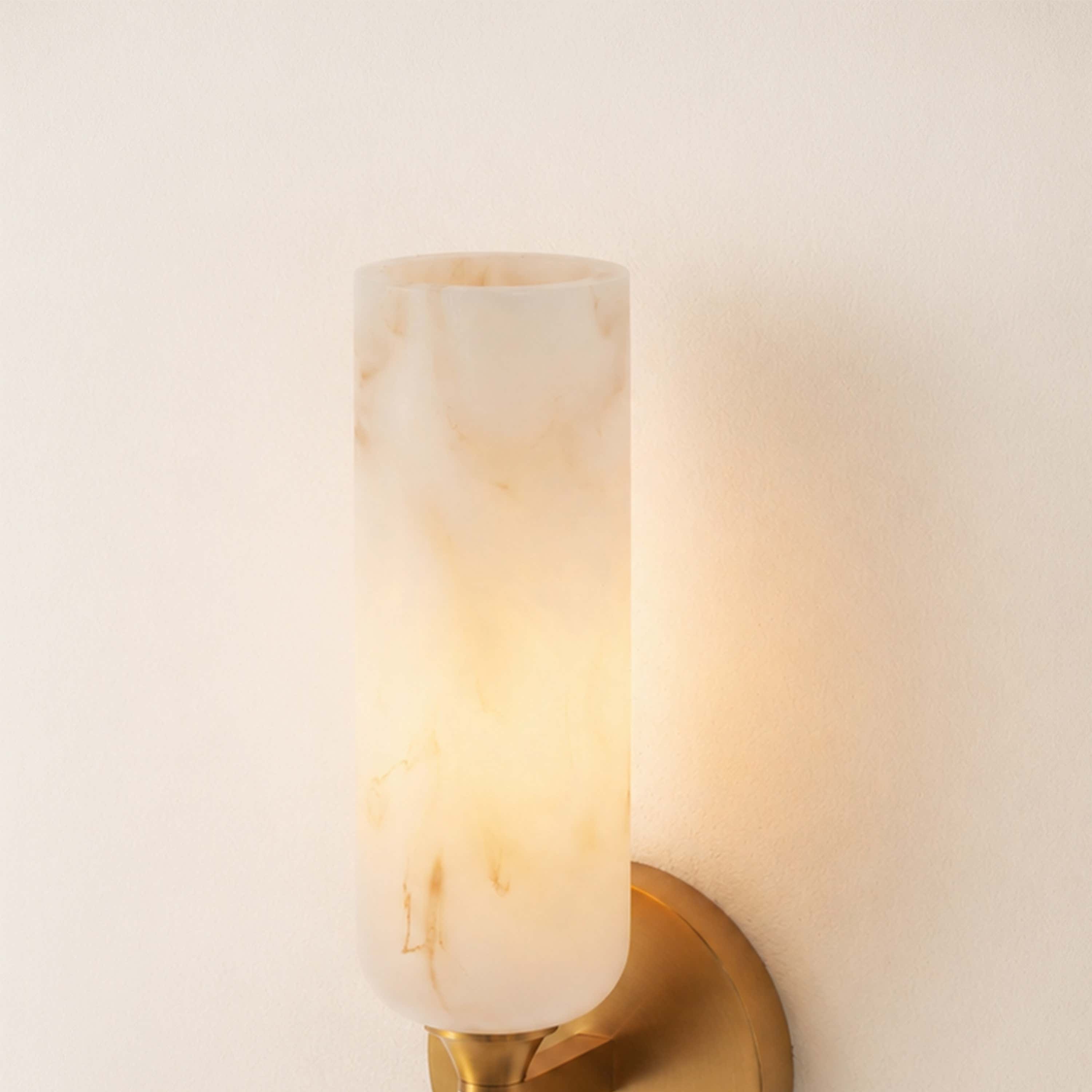 Axis Alabaster-Wandleuchte 12"