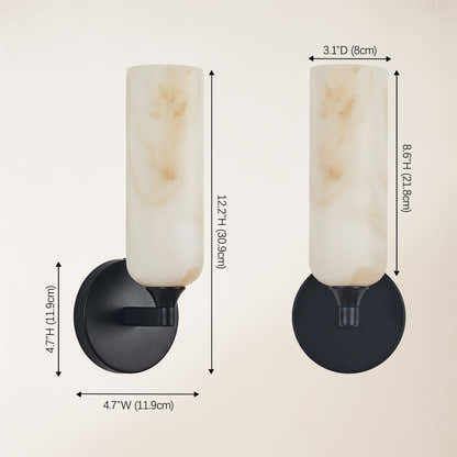 Axis Alabaster-Wandleuchte 12"