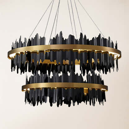 Arctira Metal Iceberg Round Chandelier 80cm D