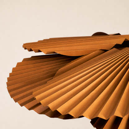 Calanthe Pleated Lotus Pendant Light