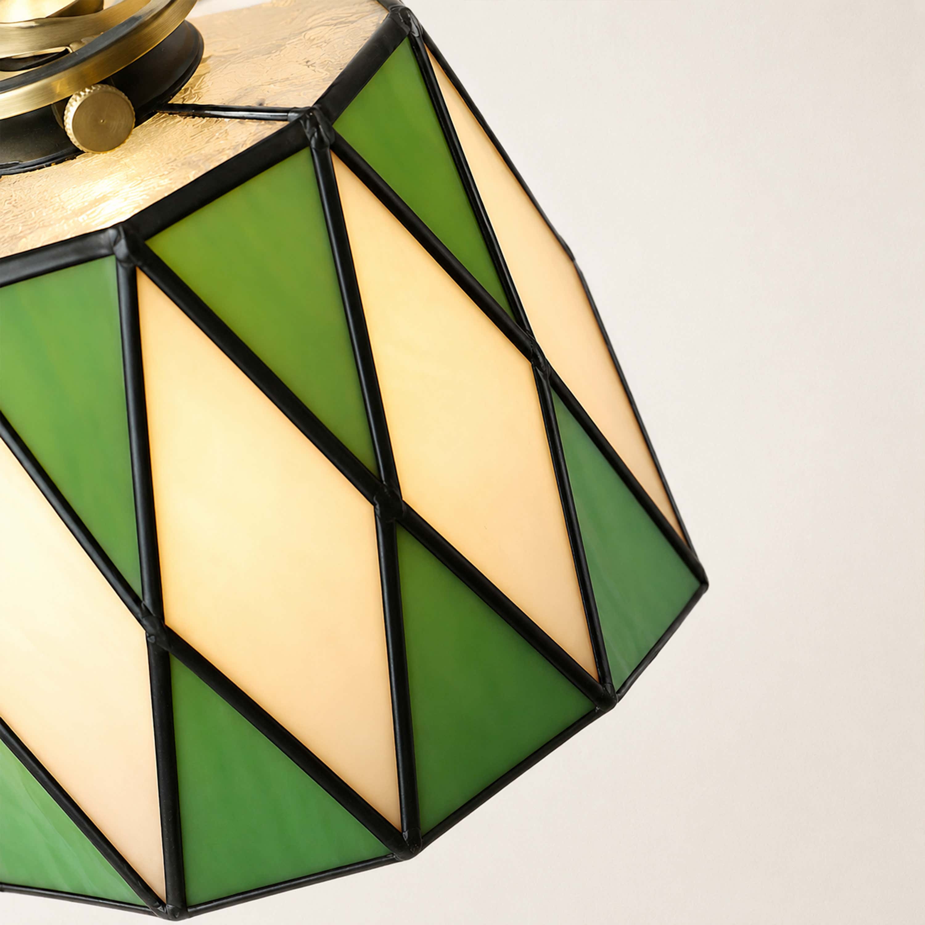 Karys Stained Glass Pendant Light