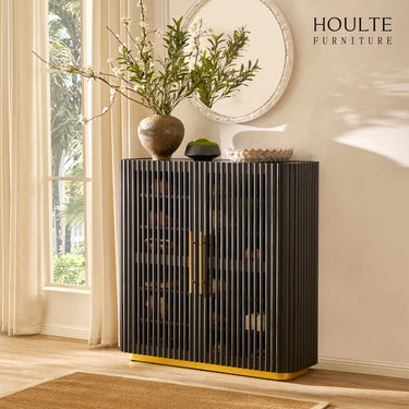 Holton 47"H Eichenholz-Aufbewahrungsschrank