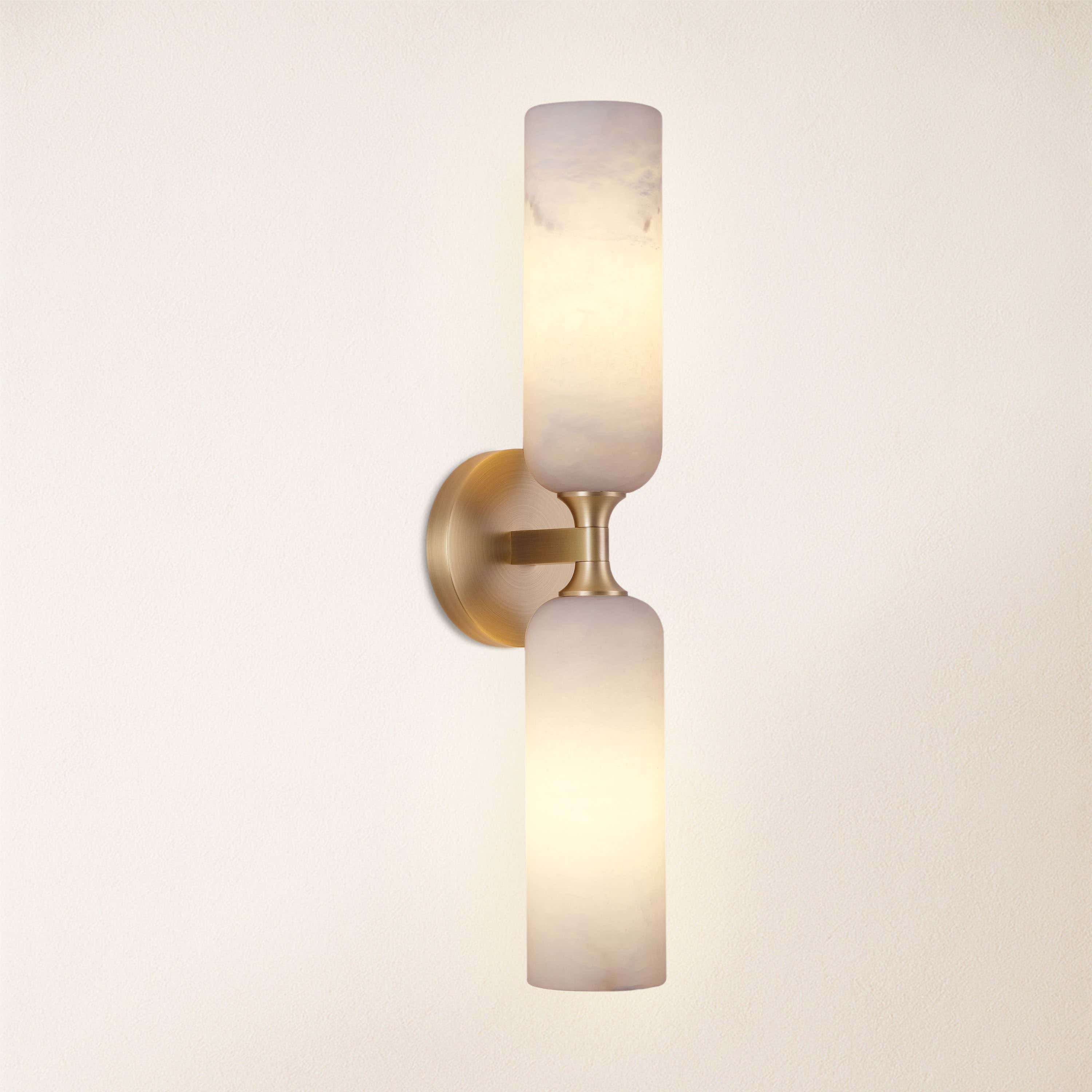 Axis Alabaster Wall Sconce 19.6"H
