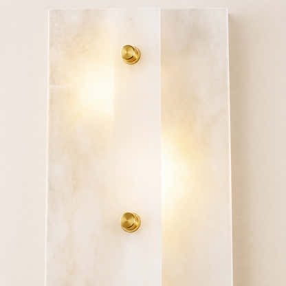 Gemina Alabaster Wall Sconce