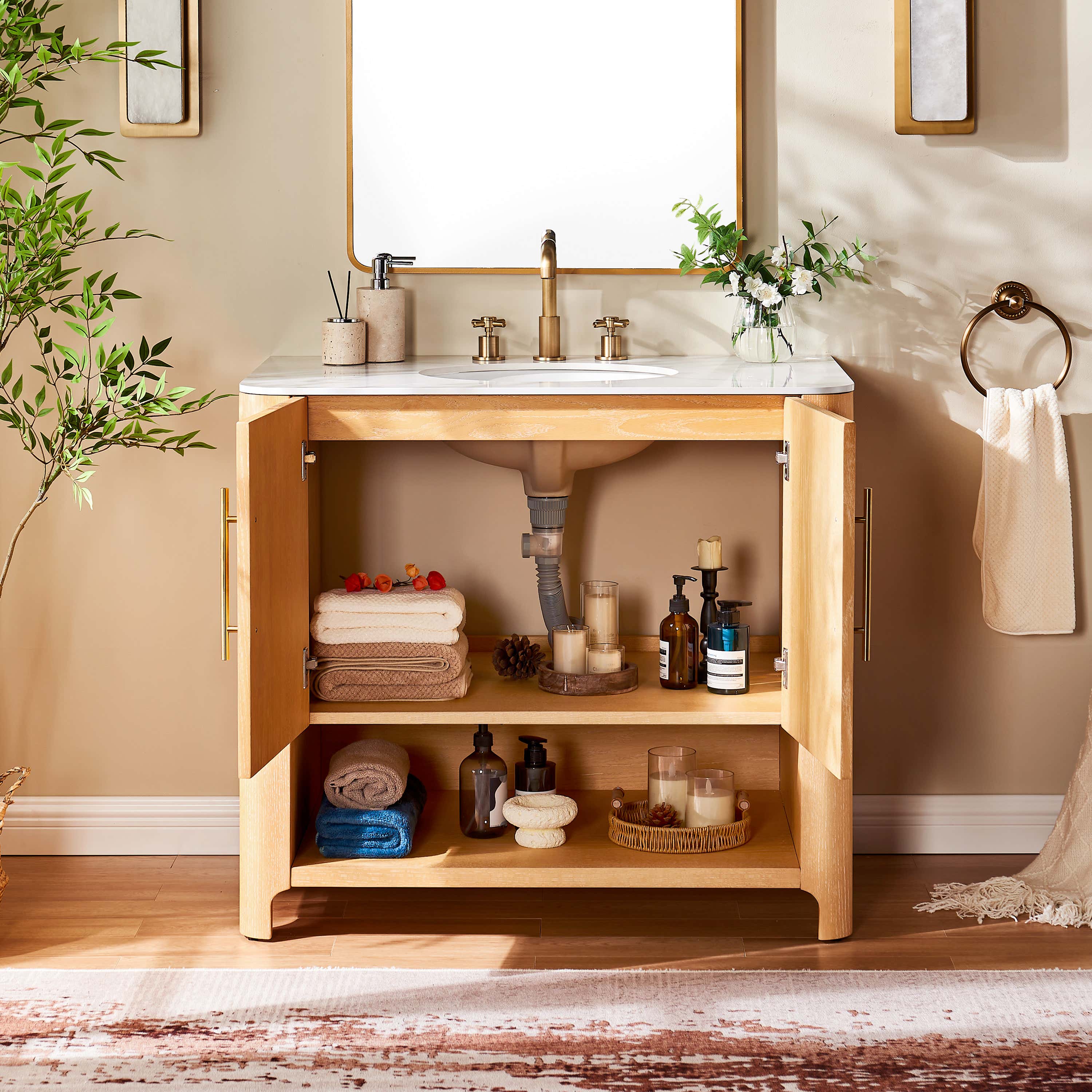 Jude Badezimmerwaschtisch, 92 cm breit