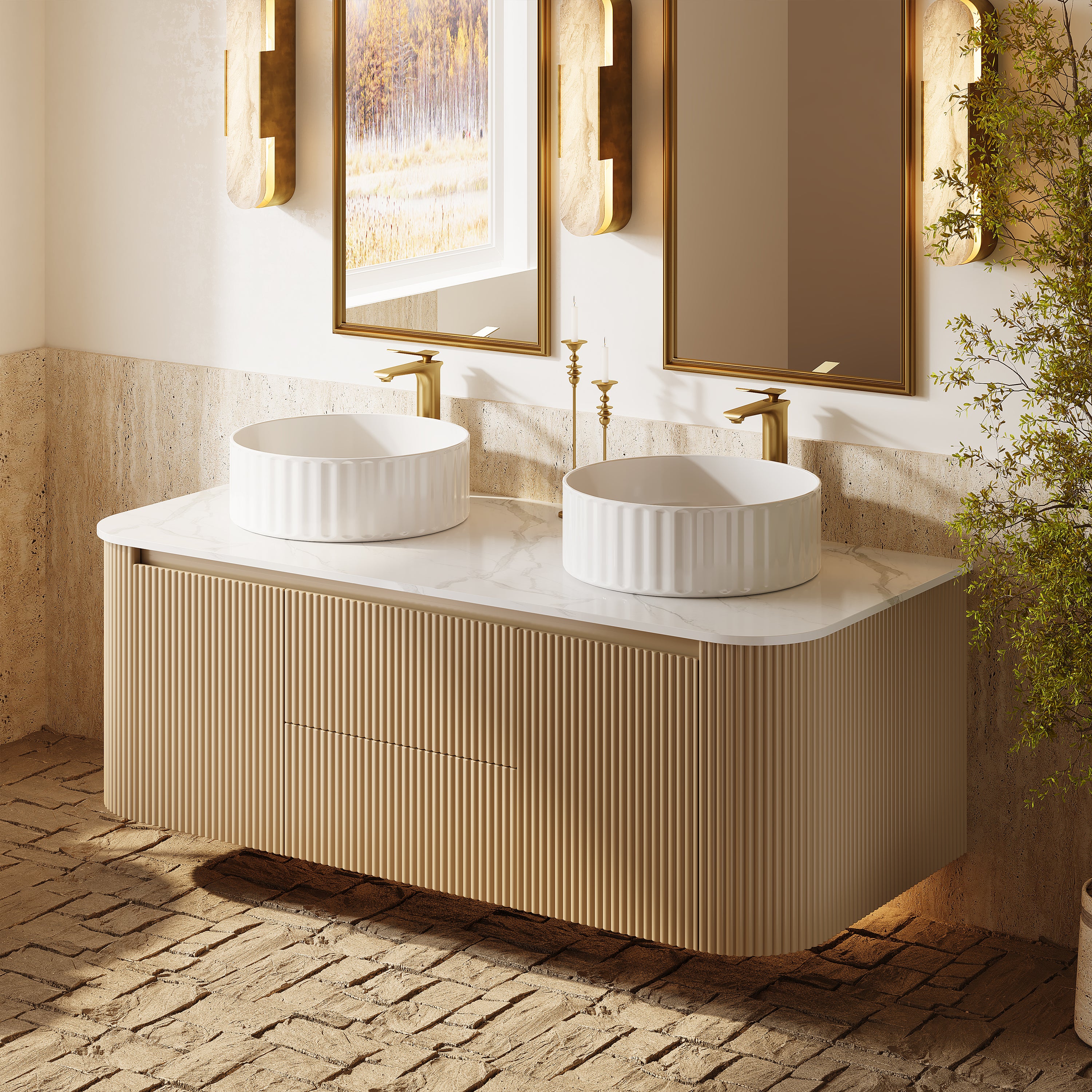 Rowan Bathroom Vanity 47.6"W