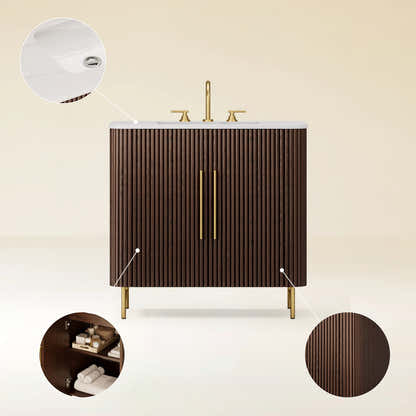 Riley Bathroom Vanity 36"W