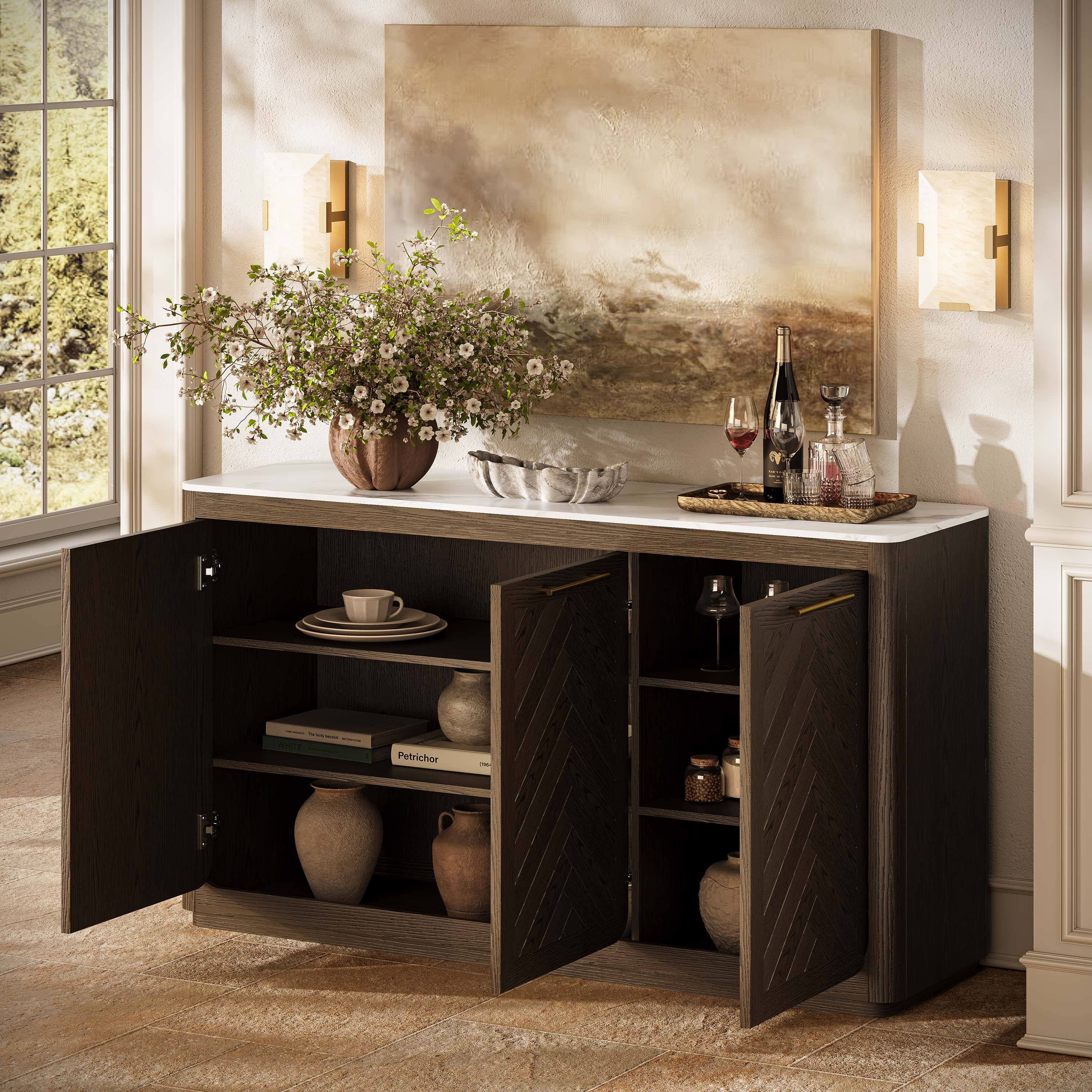 Herringline Sideboard 57"W