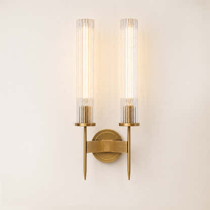 Bellmere 2 Lights Glass Wall Sconce