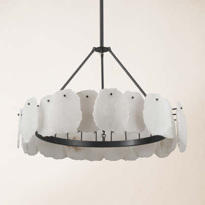 Moira Alabaster Round Chandelier 32"D
