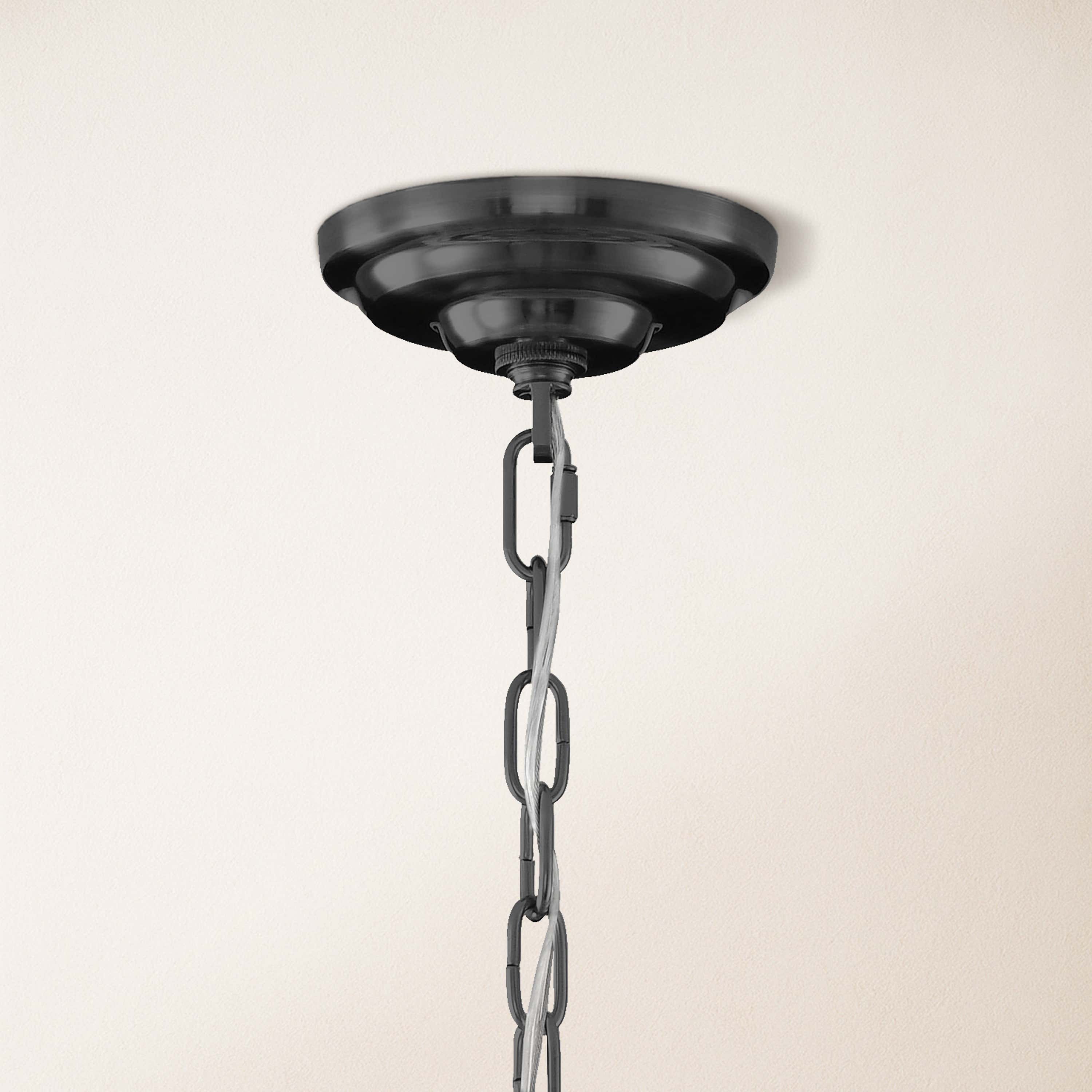 Moira Alabaster Multi-Tier Round Chandelier 32"D#Finish_Black