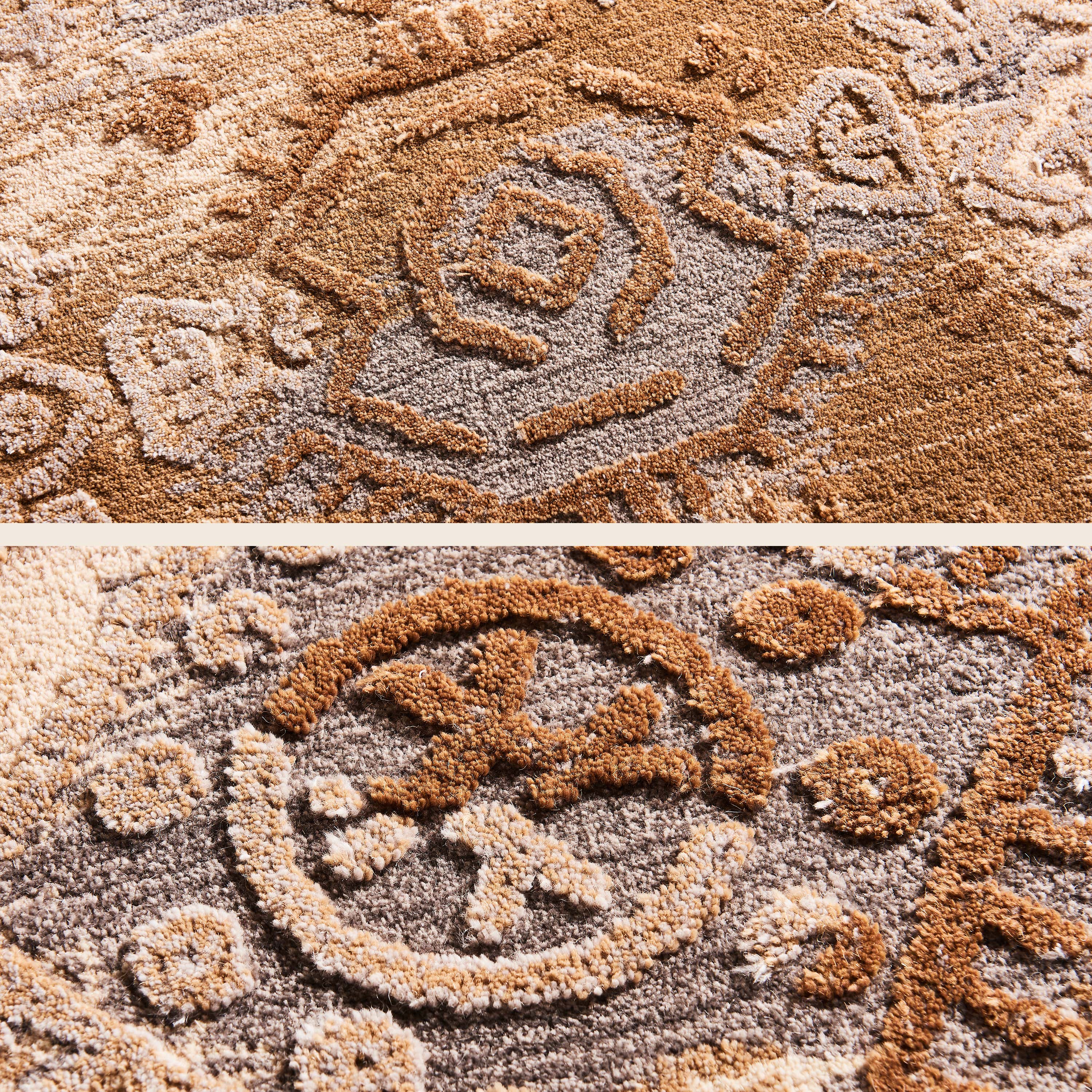 Aurelian Relief Wool-Blend Rug