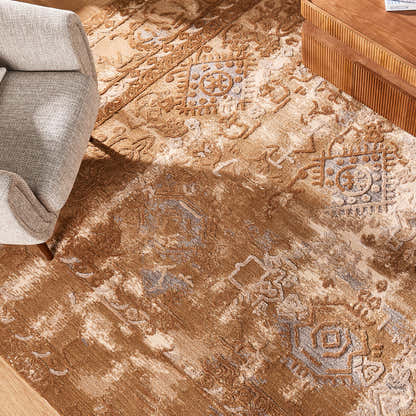 Aurelian Relief Wool-Blend Rug