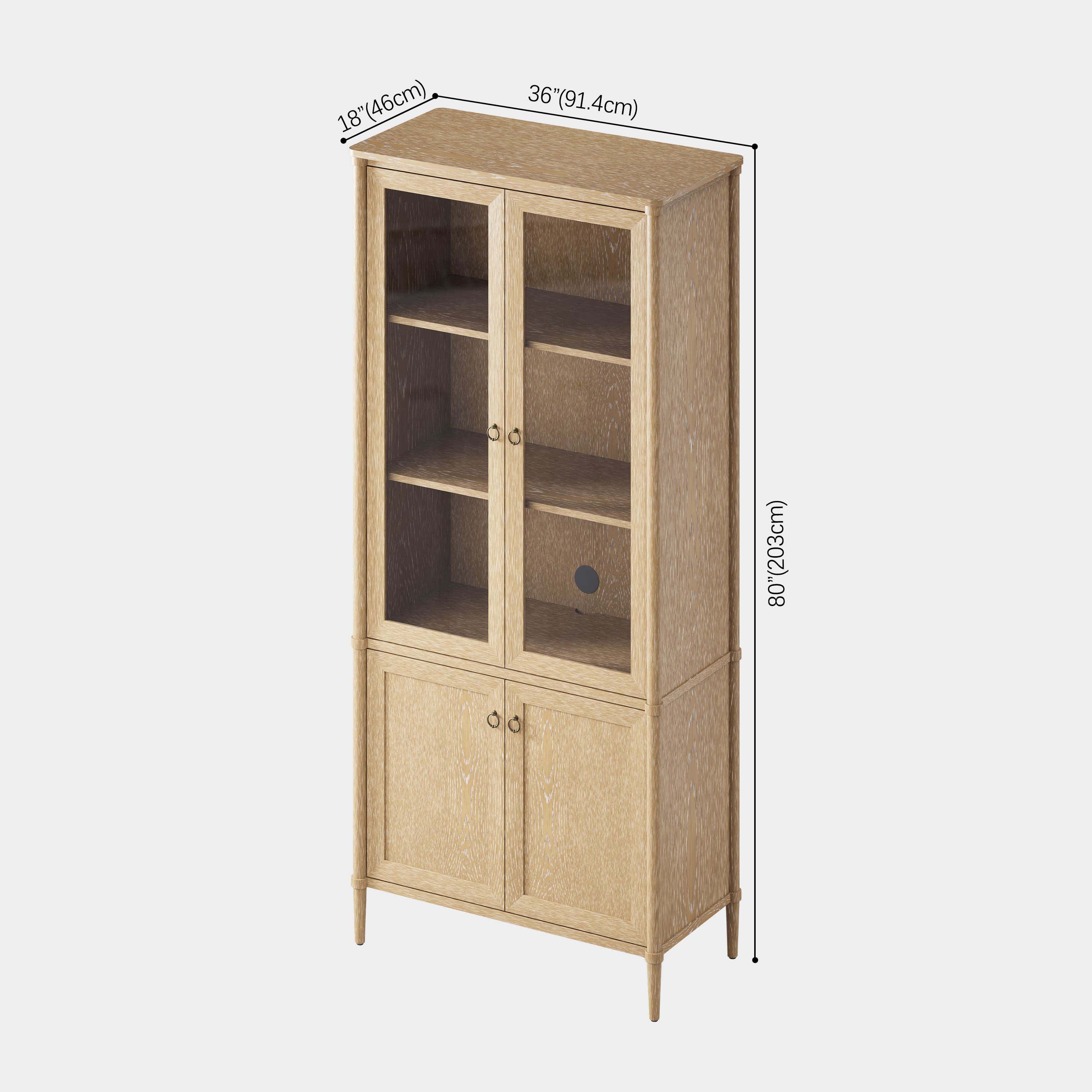 Maison Bookcase with Cabinet