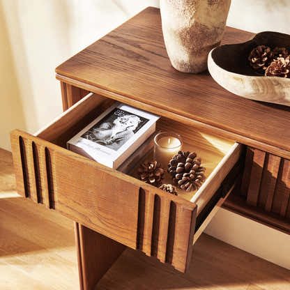 Dorian Oak Console Table 59"