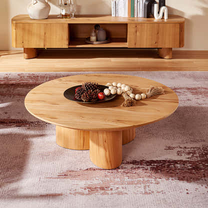 Trefoil Round Coffee Table 39"