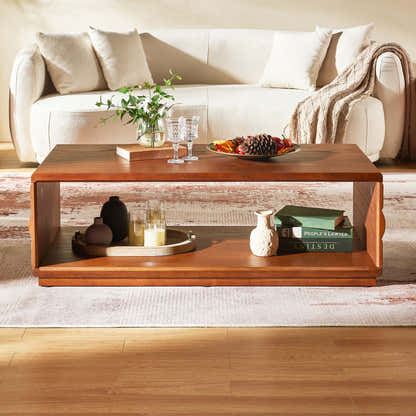 Terra Cube Emboss Coffee Table 46”