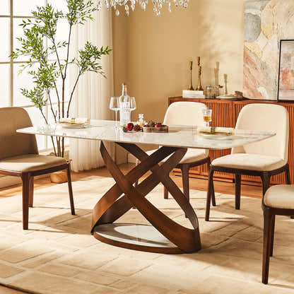 Koda Sintered Stone Rectangular Dining Table 71"