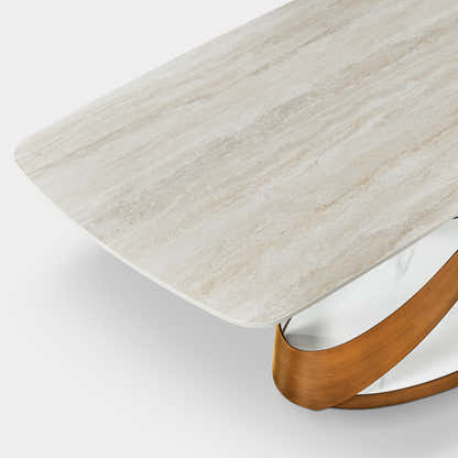 Koda Sintered Stone Rectangular Dining Table 71"