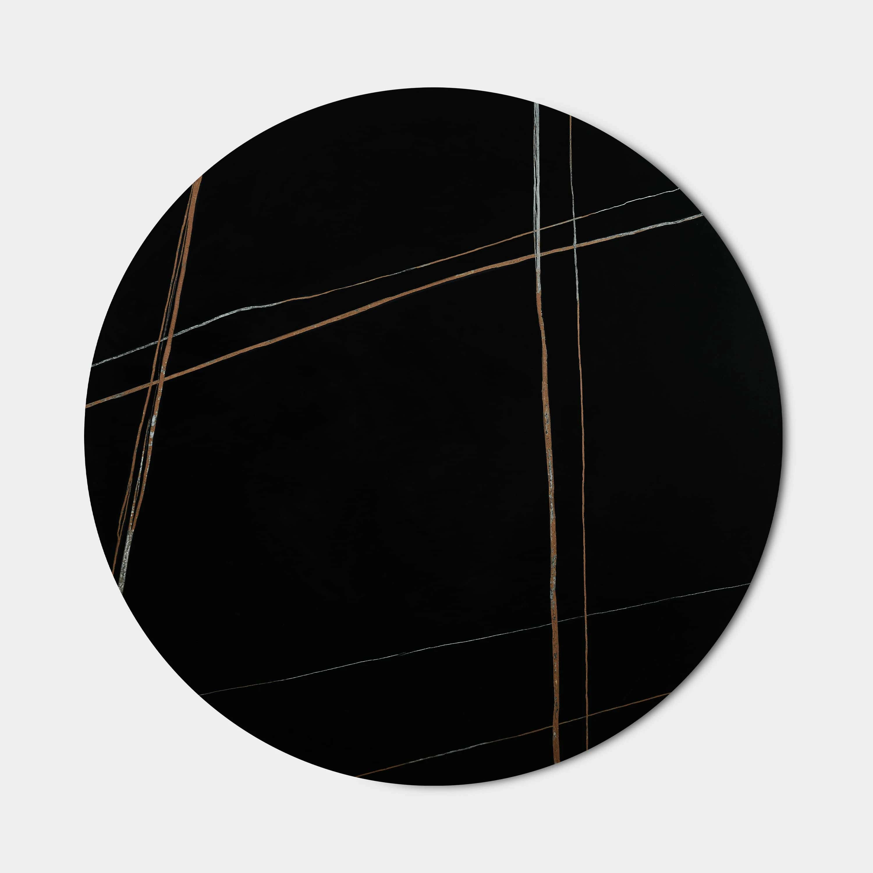 Aurelia Sintered Stone Round Dining Table 59"