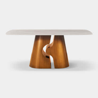 Synergy Sintered Stone Rectangular Dining Table 71"