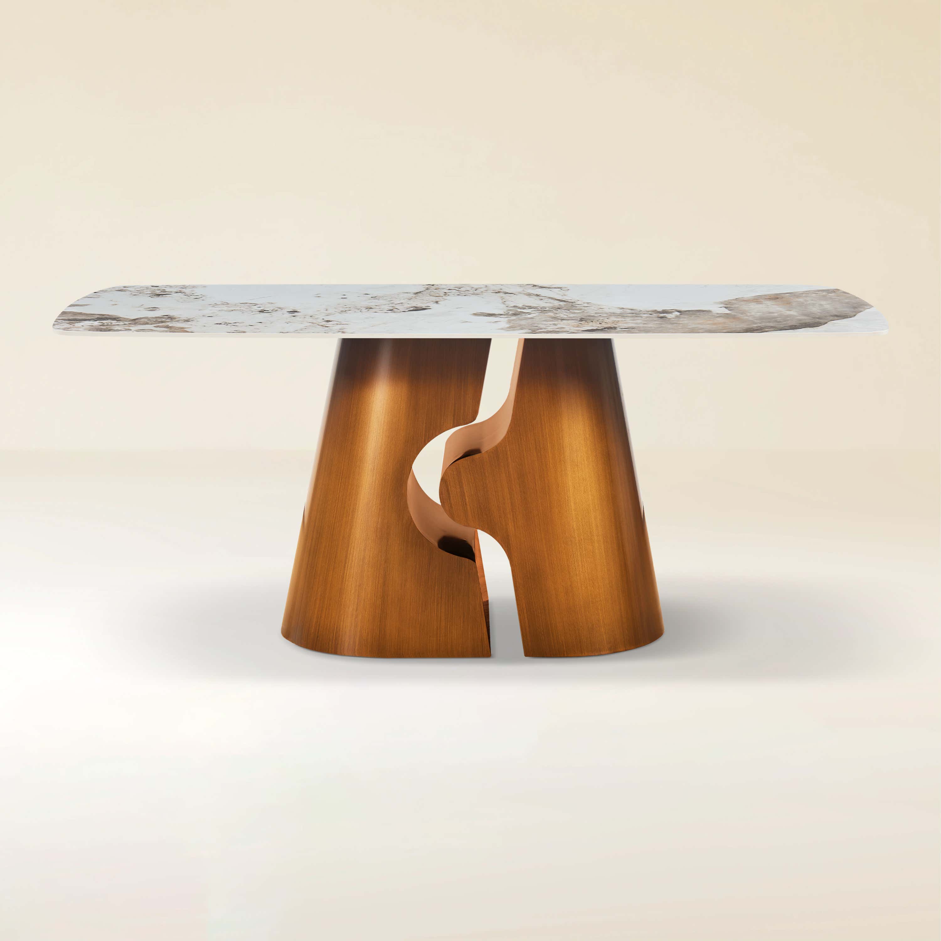 Synergy Sintered Stone Rectangular Dining Table 71"