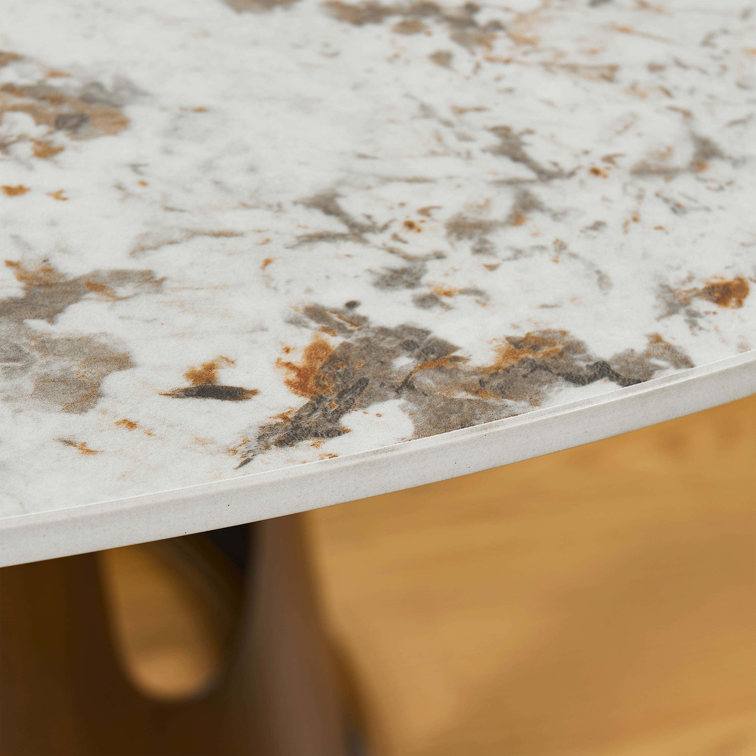 Lyra Sintered Stone Round Dining Table 59"