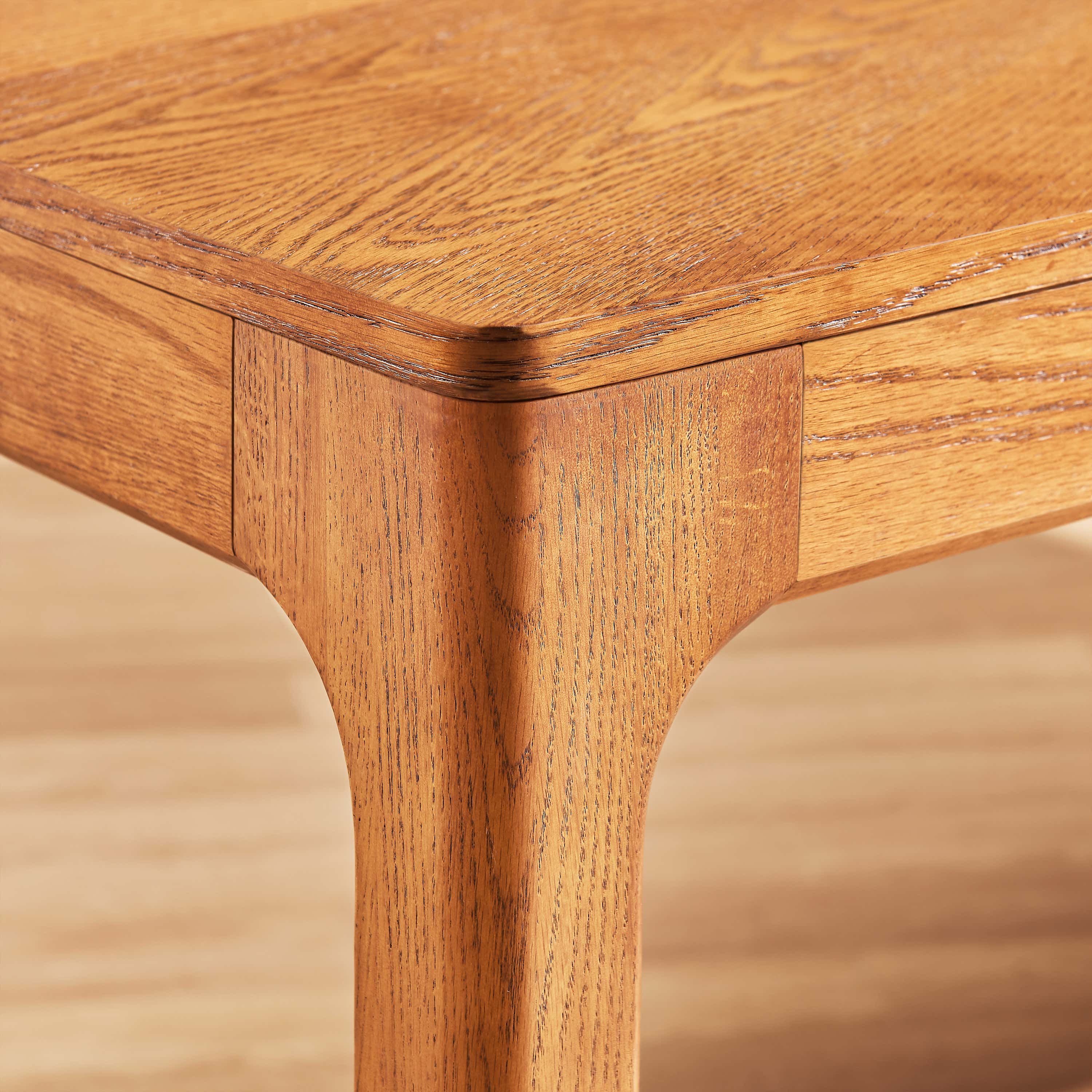 Solaris Rectangular Oak Dining Table 84"