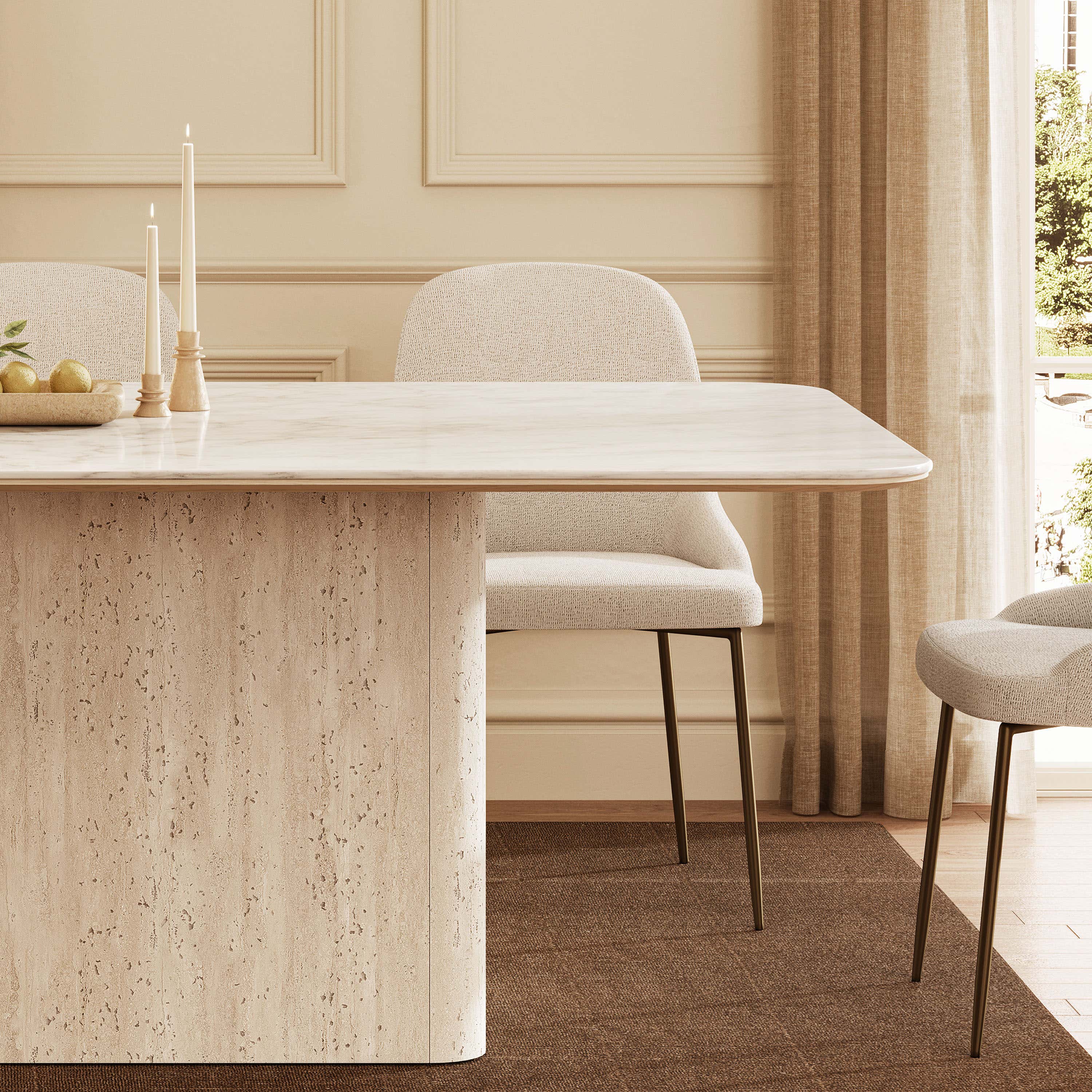 Tivoli Dining Table 84"W