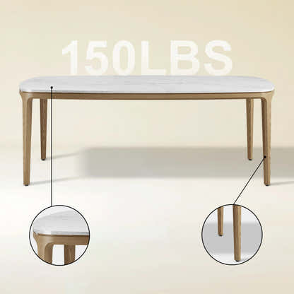 Aris Marble Dining Table 84"