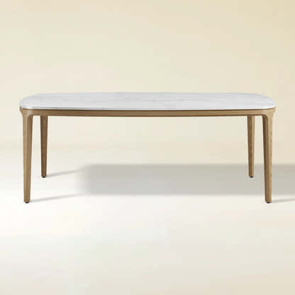 Aris Marble Dining Table 84"