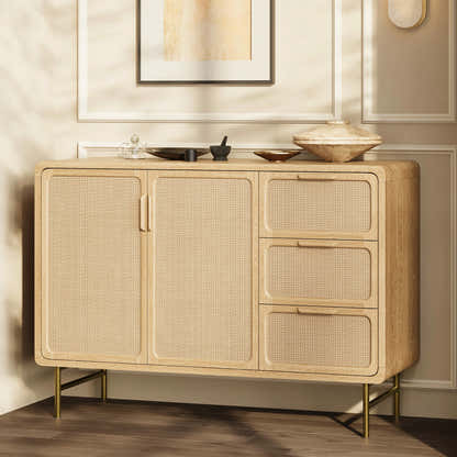 Ventura Rattan Sideboard 50"W