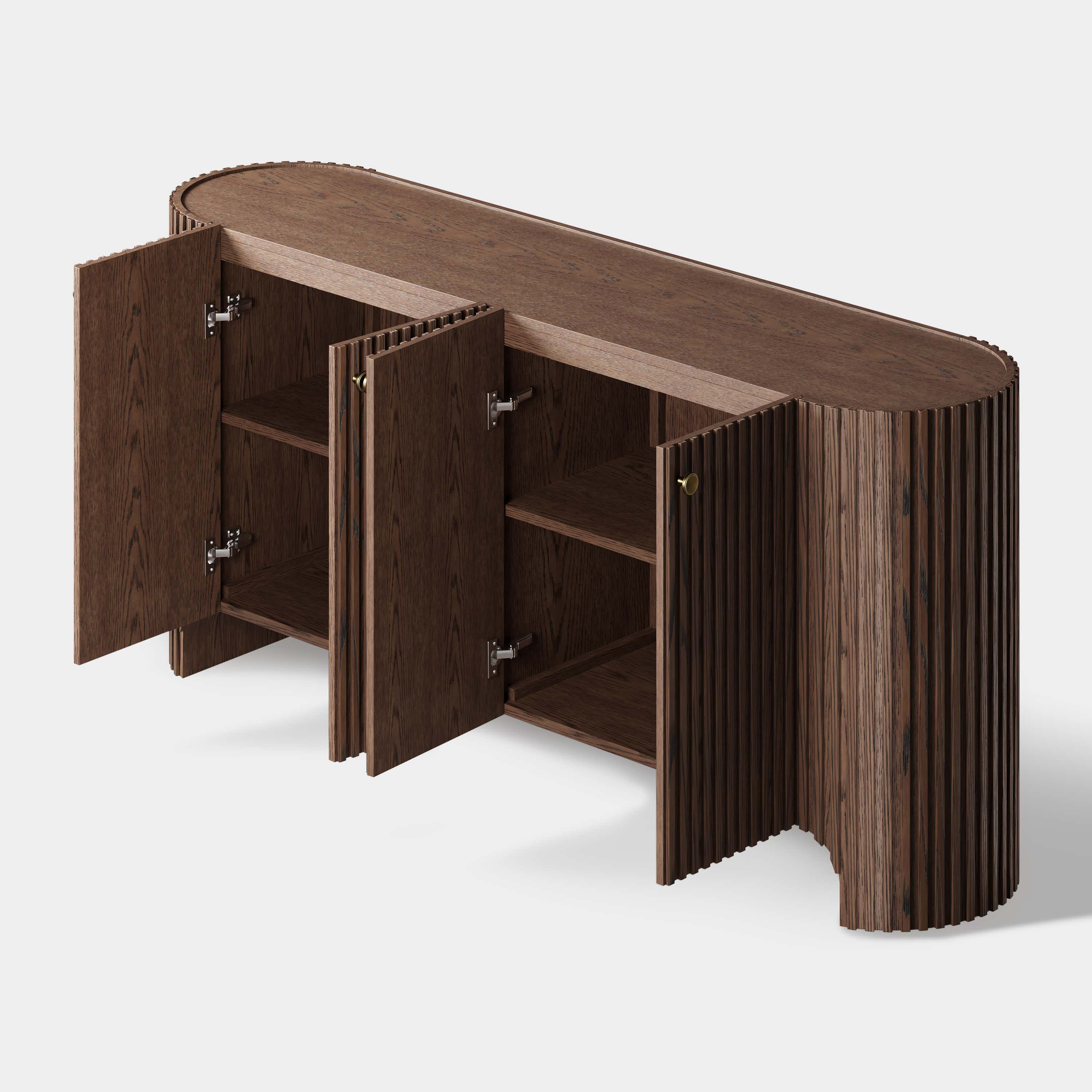 Marais Oak Sideboard 72" W