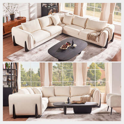 Kylix 5-Piece L-Shaped Sectional Sofa
