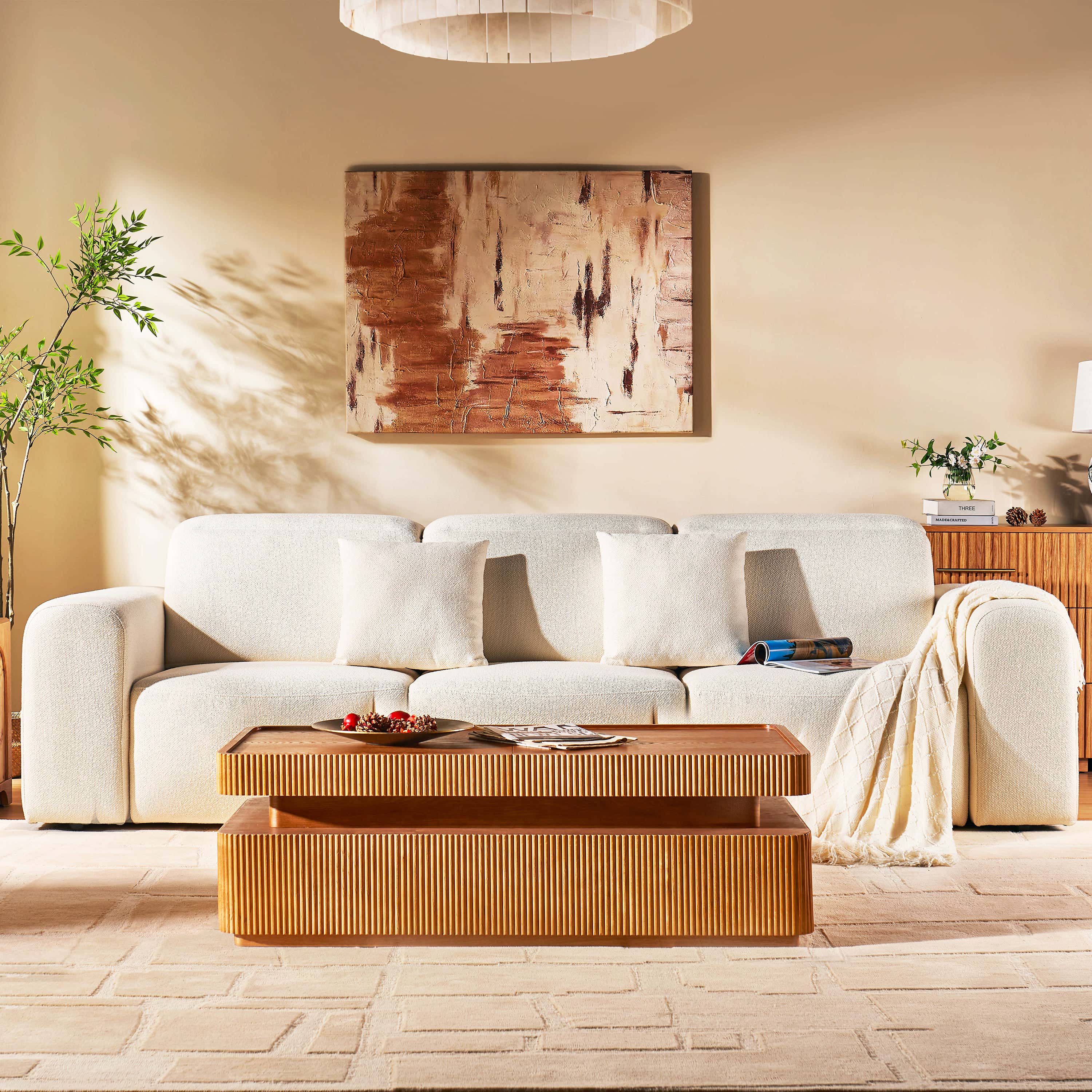 Elara Arched 110" Modular Electric Recliner Sofa