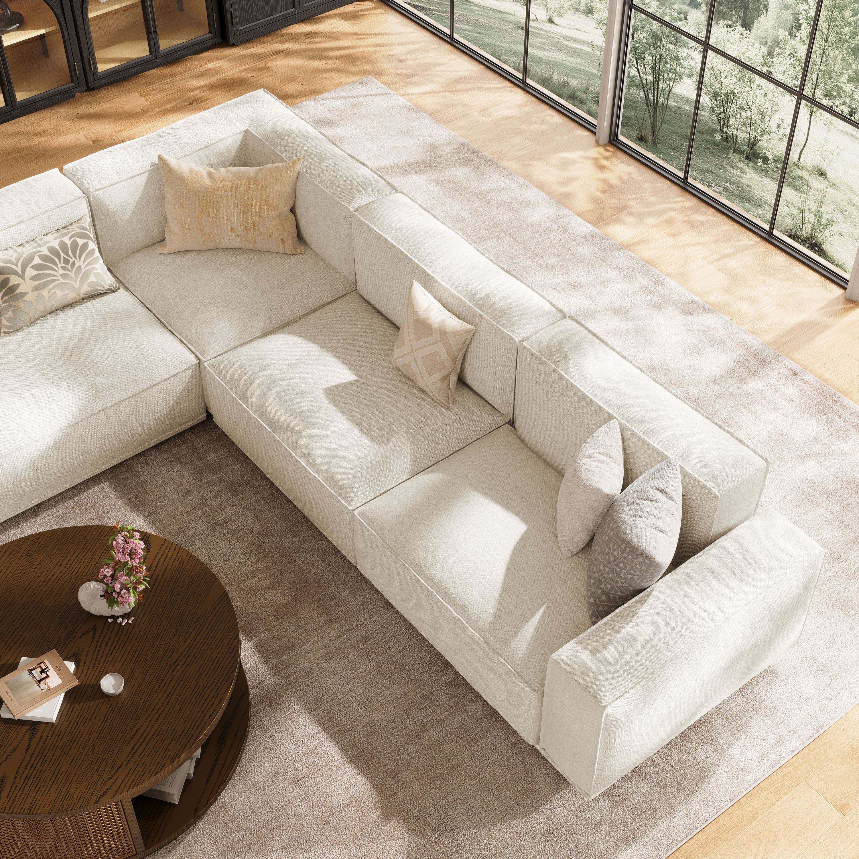 Lyra Arched Modular Sectional Sofa (Corner Unit)