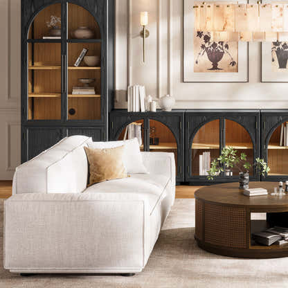 Lyra Arched Modular Sectional Sofa (2-Seat)