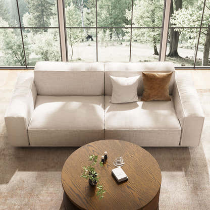 Lyra Arched Modular Sectional Sofa (2-Seat)