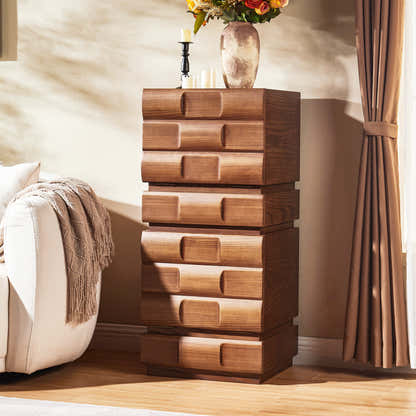 Terra Cube Emboss Cabinet(set of 2)